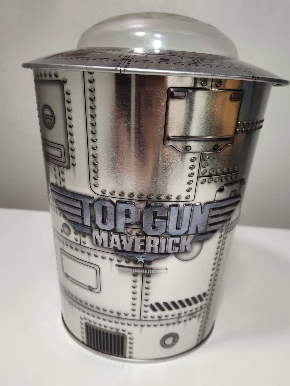 Top Gun Maverick Metallic Collectible Popcorn Bucket